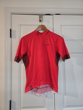 Dhb Men’s Red Short Sleeve Cycling Jersey